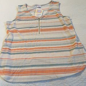 NWT Rachel top with zipper